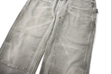 画像4: 11' Used Carhartt Duck Double Knee Carpenter Pants Moss カーハート (4)