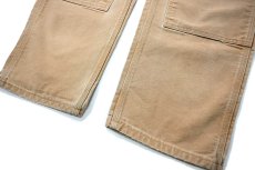 画像3: 07' Used Carhartt Duck Double Knee Carpenter Pants Brown made in USA カーハート (3)