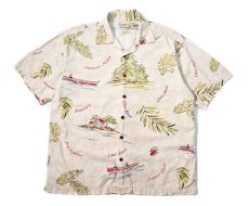 画像1: Used L.L.Bean Rayon Hawaiian Shirt (1)