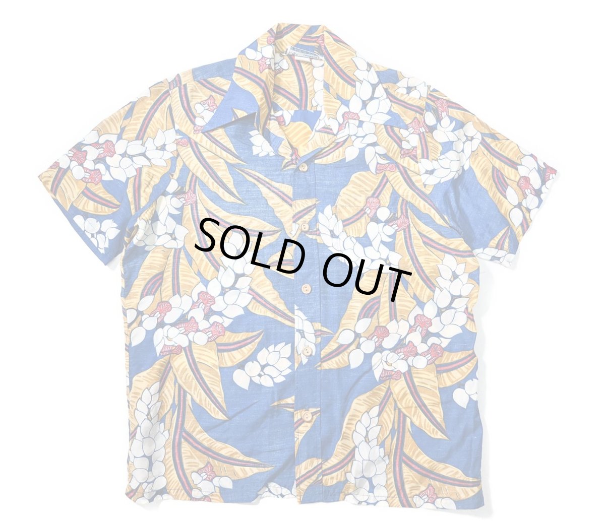 画像1: 70s Deadstock Ocean Pacific Rayon Hawaiian Shirt (1)