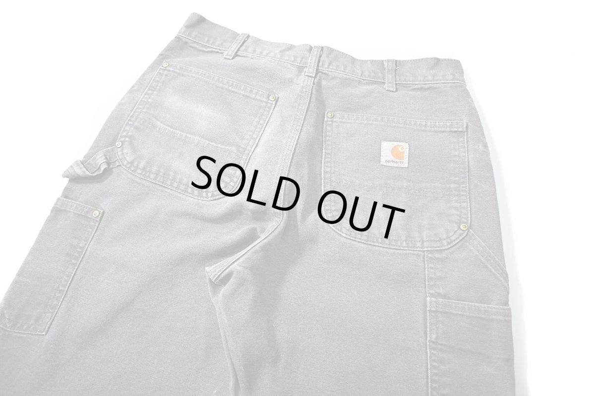 画像5: 13' Used Carhartt Duck Double Knee Carpenter Pants Gravel made in USA カーハート (5)