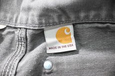 画像7: 13' Used Carhartt Duck Double Knee Carpenter Pants Gravel made in USA カーハート (7)