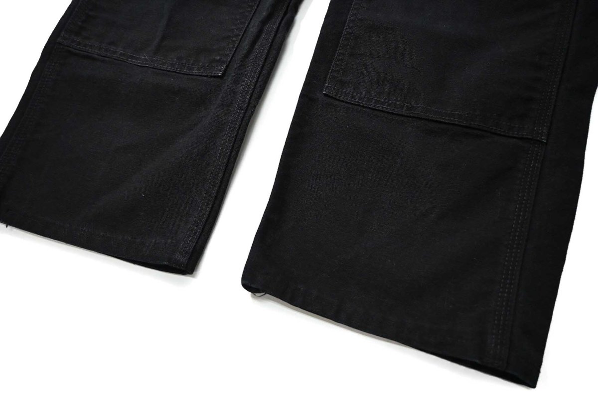 画像3: 03' Used Carhartt Duck Double Knee Carpenter Pants Black made in USA カーハート (3)