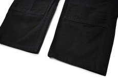 画像3: 03' Used Carhartt Duck Double Knee Carpenter Pants Black made in USA カーハート (3)