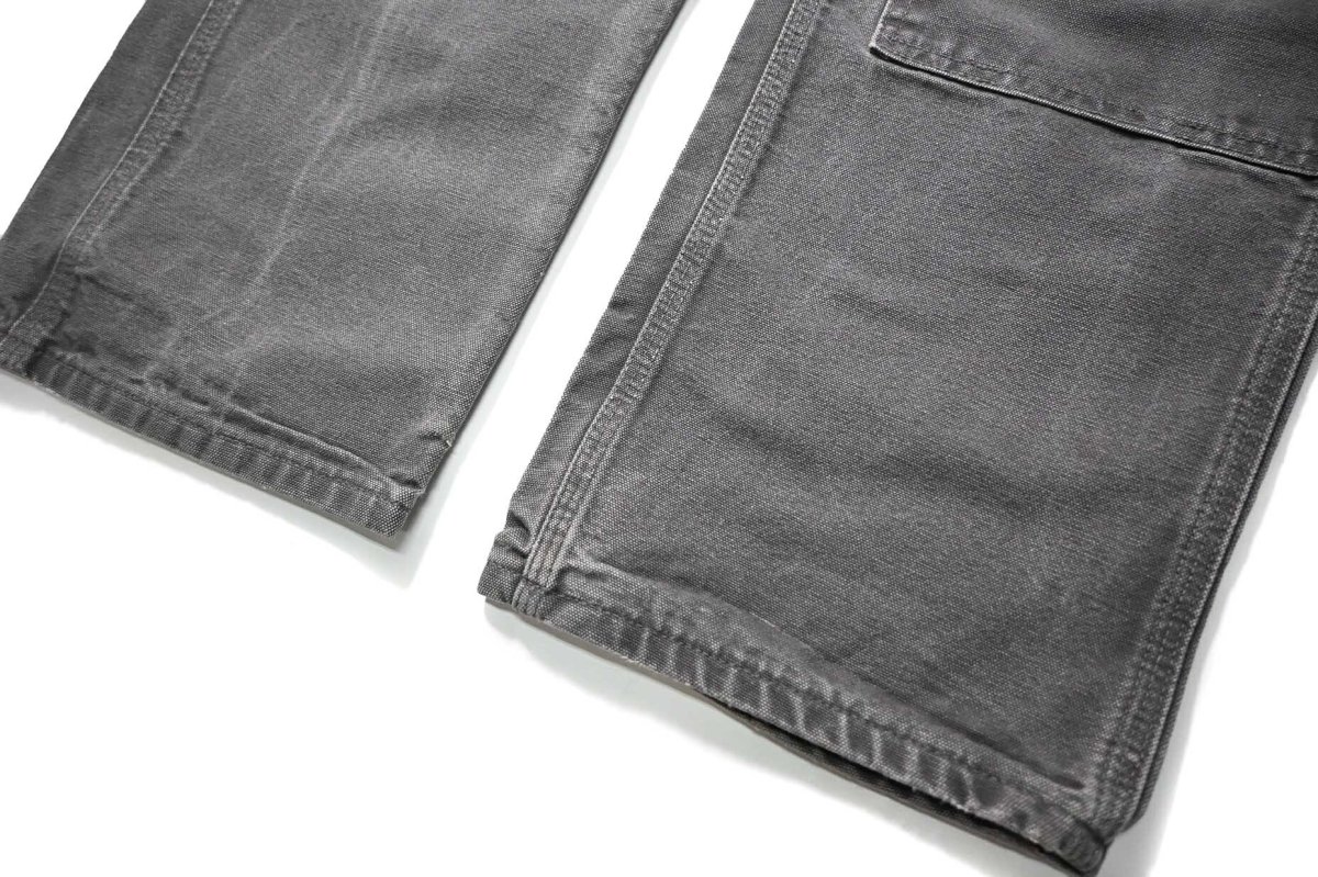 画像3: 13' Used Carhartt Duck Double Knee Carpenter Pants Gravel made in USA カーハート (3)
