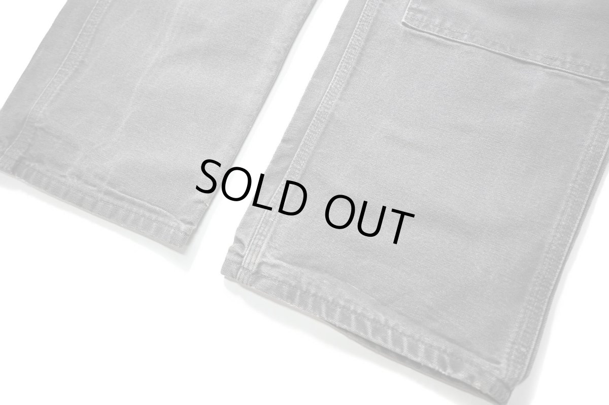画像3: 13' Used Carhartt Duck Double Knee Carpenter Pants Gravel made in USA カーハート (3)