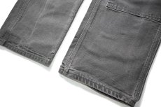画像3: 13' Used Carhartt Duck Double Knee Carpenter Pants Gravel made in USA カーハート (3)