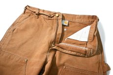 画像6: 13' Used Carhartt Duck Double Knee Carpenter Pants Brown made in USA カーハート (6)