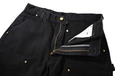 画像6: 23' Used Carhartt Duck Double Knee Carpenter Pants Black made in USA カーハート (6)