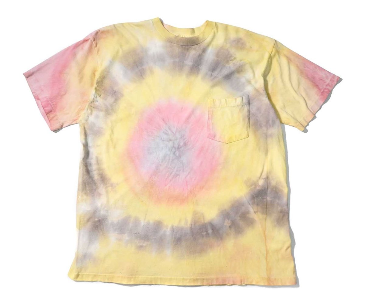 画像1: 80-90s Used Banana Republic Tie Dye Pocket Tee made in USA (1)