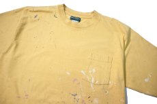 画像2: 90s Used Basic Equipment Painted Pocket Tee (2)