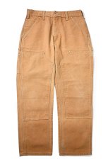 画像1: 07' Used Carhartt Duck Double Knee Carpenter Pants Brown カーハート (1)