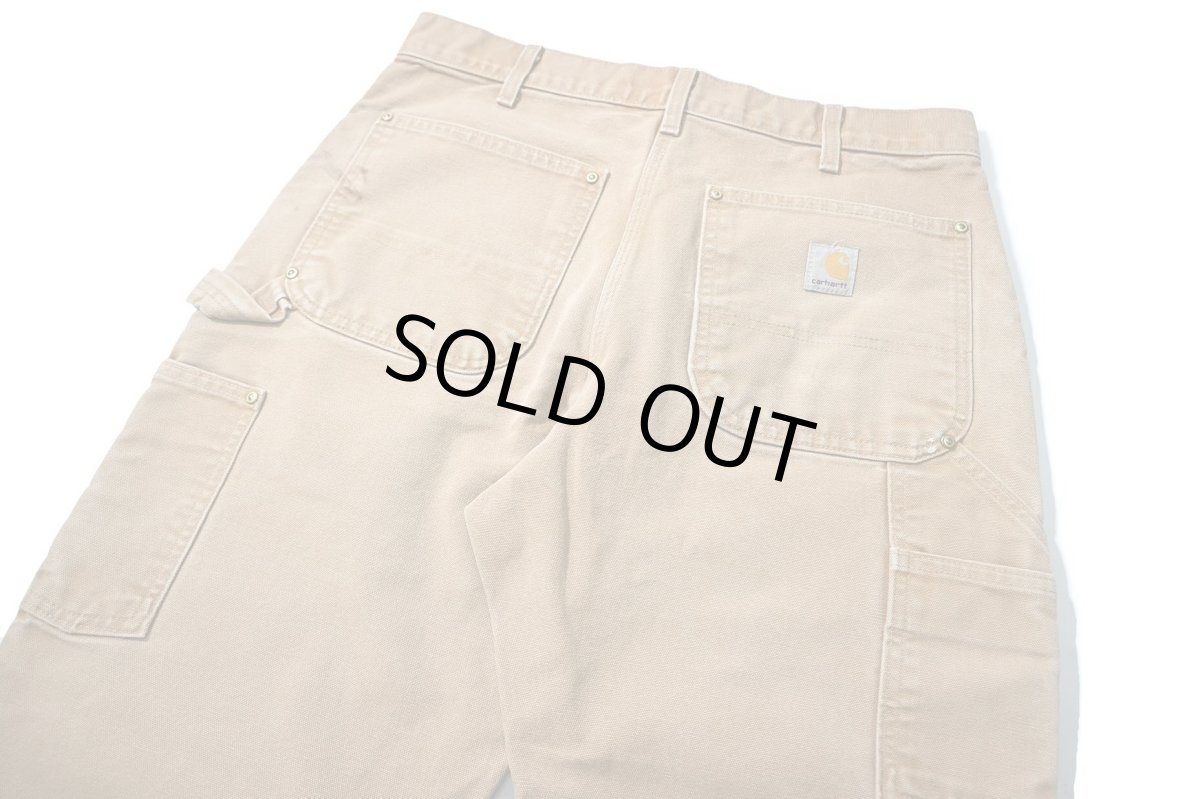 画像5: 07' Used Carhartt Duck Double Knee Carpenter Pants Brown made in USA カーハート (5)