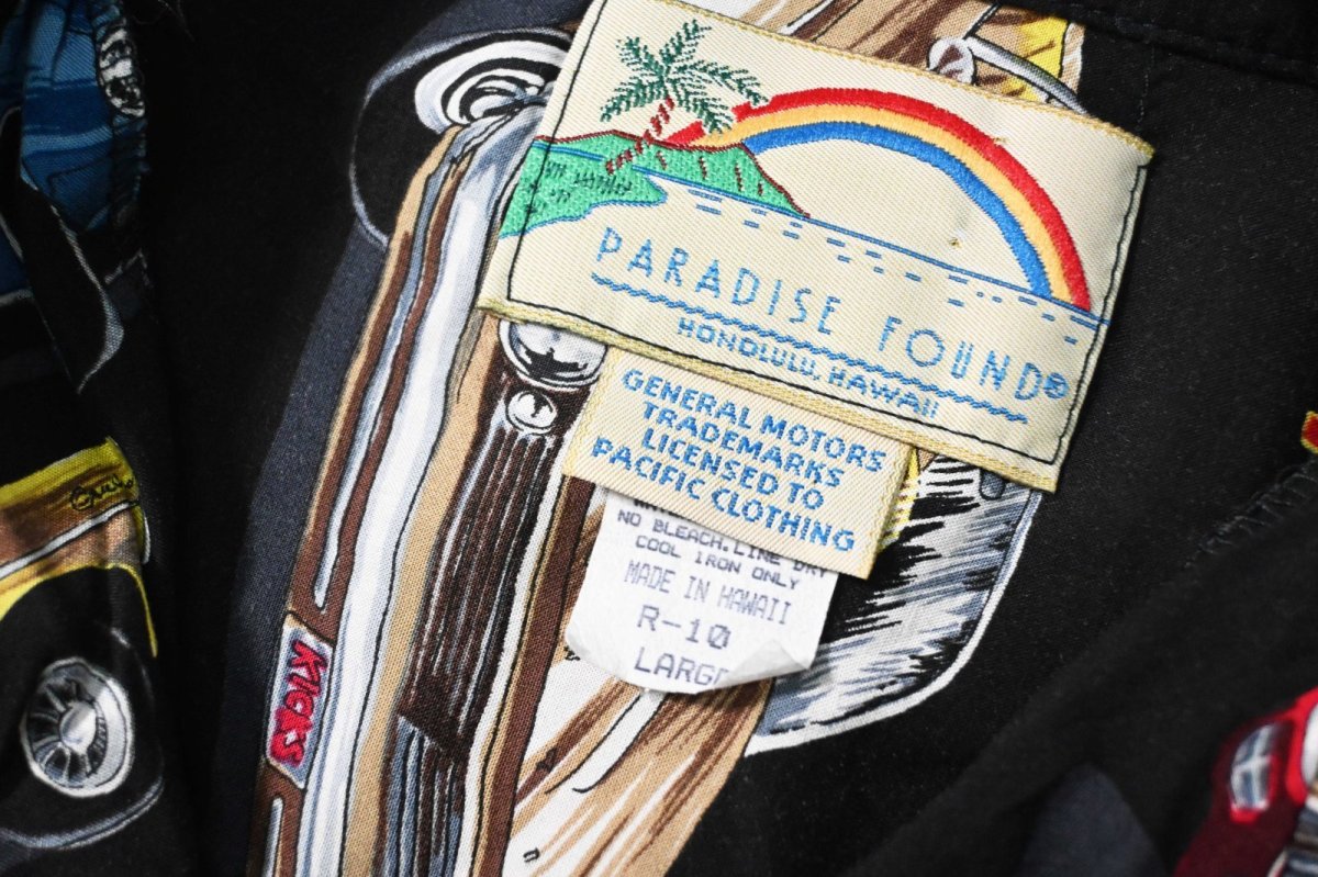 画像4: 90s Used Paradise Found Rayon Hawaiian Shirt made in Hawaii (4)