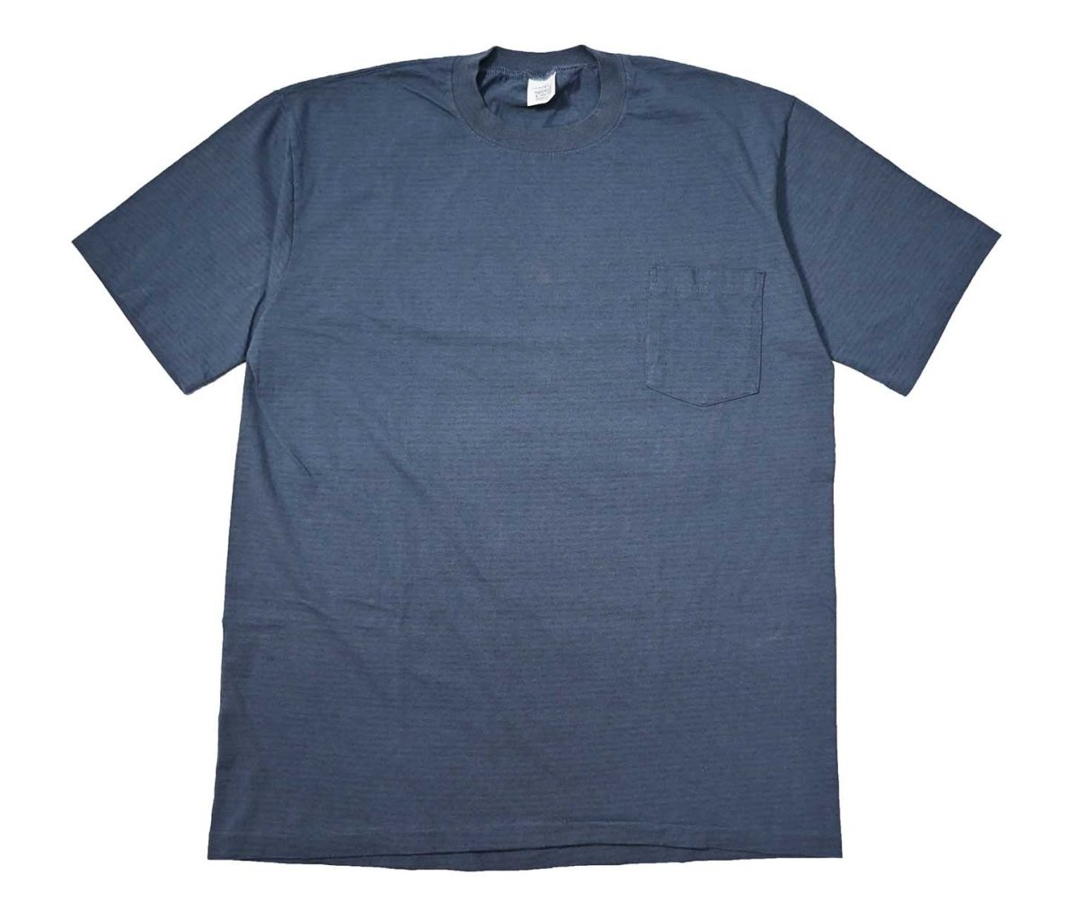 画像1: 90s Deadstock Towncraft Border Pocket Tee made in USA (1)