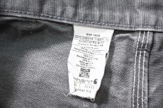 画像8: 13' Used Carhartt Duck Double Knee Carpenter Pants Gravel made in USA カーハート (8)