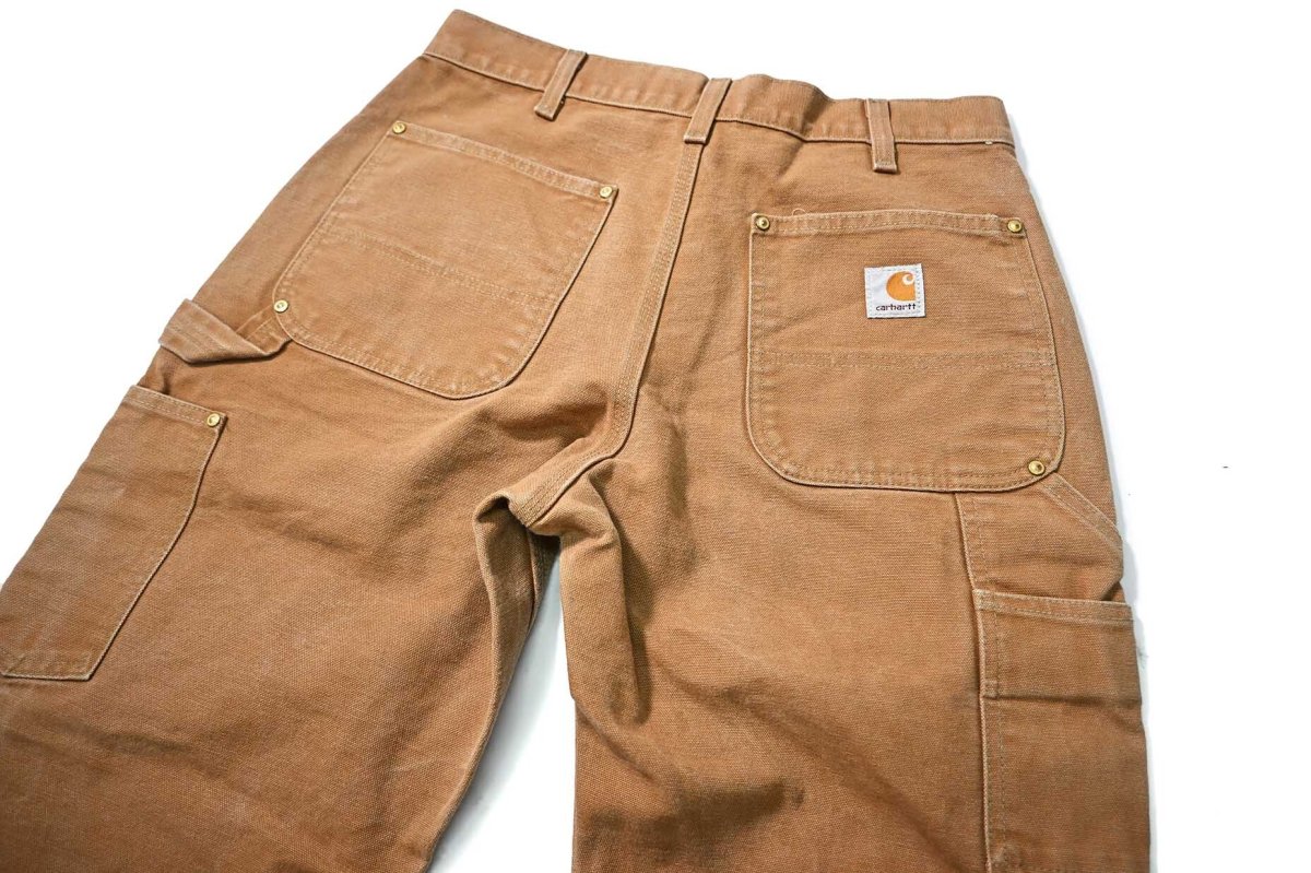 画像5: 07' Used Carhartt Duck Double Knee Carpenter Pants Brown カーハート (5)
