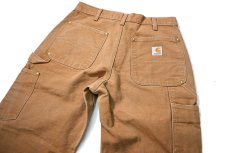 画像5: 07' Used Carhartt Duck Double Knee Carpenter Pants Brown カーハート (5)
