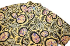 画像2: 80-90s Used Reyn Spooner Rayon Hawaiian Shirt made in Hawaii (2)