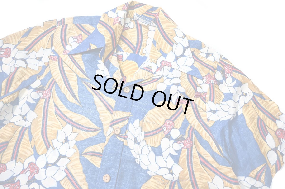 画像2: 70s Deadstock Ocean Pacific Rayon Hawaiian Shirt (2)