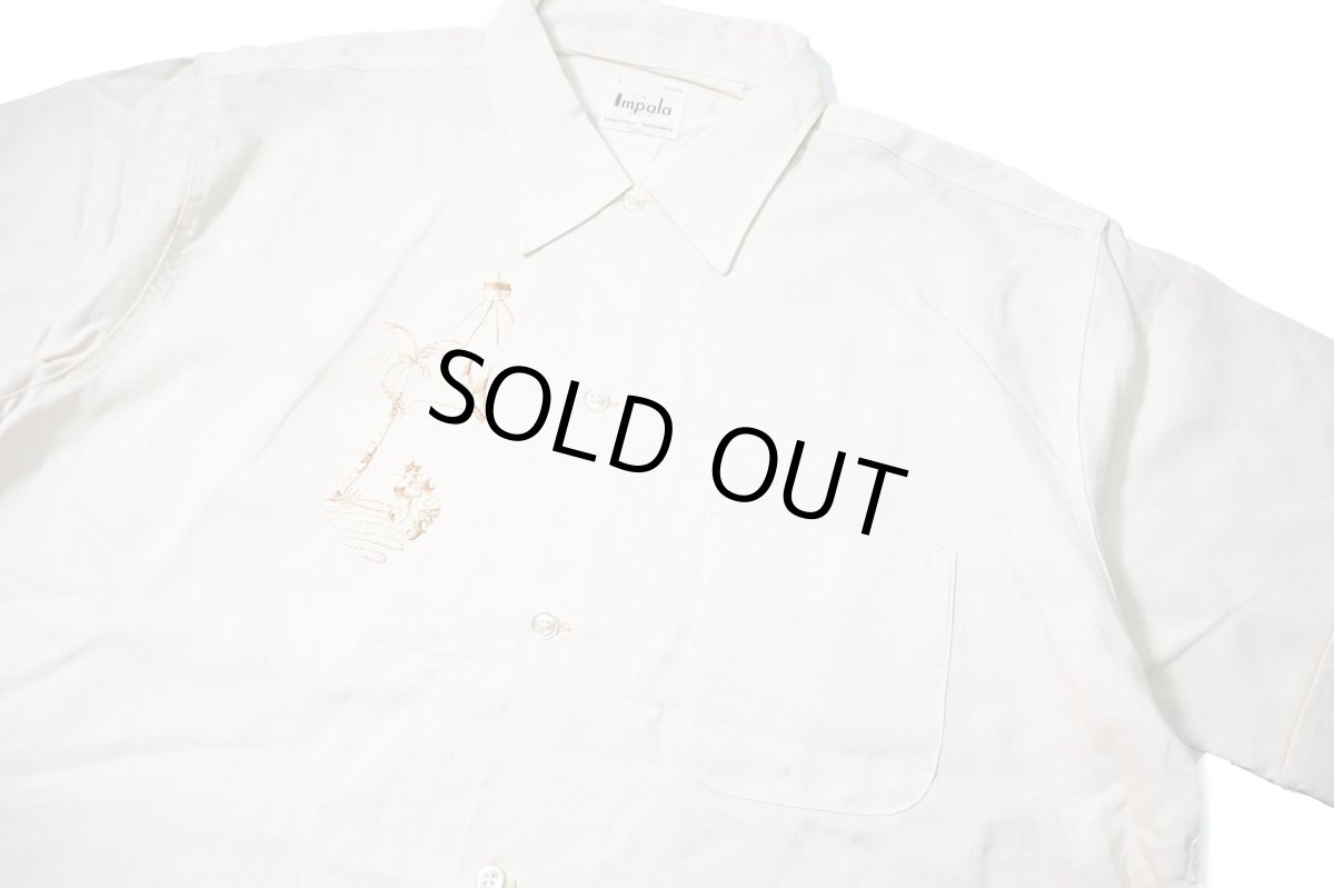 画像2: 60s Deadstock Impala Embroidered Shirt (2)