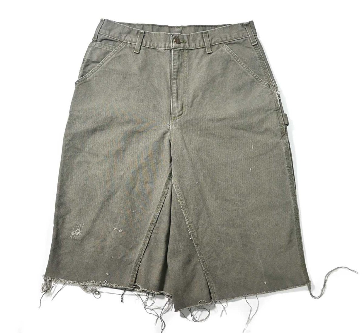 画像1: Used Carhartt Customized Duck Jorts (1)