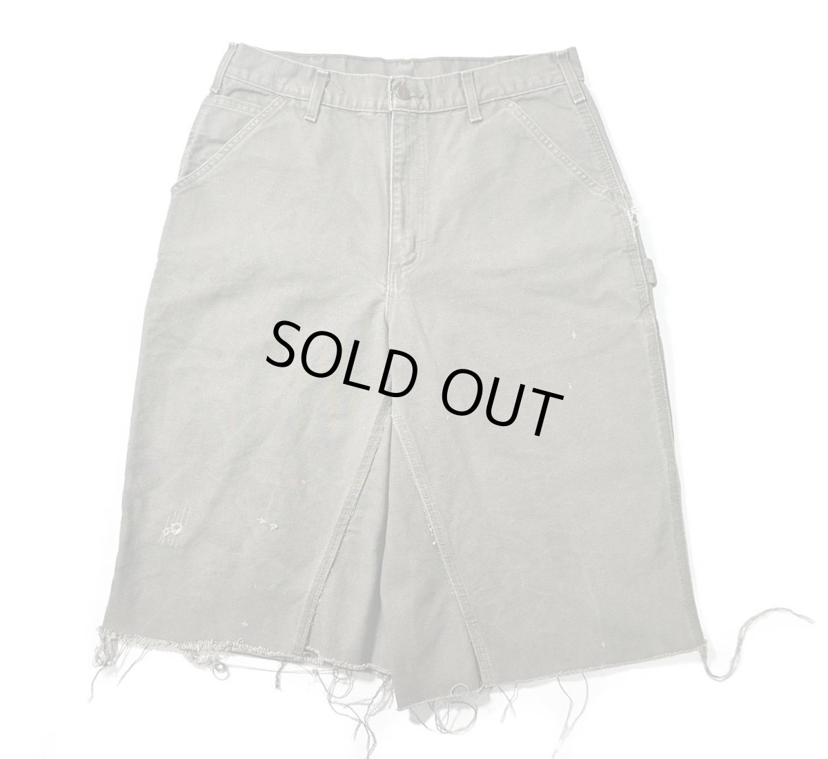 画像1: Used Carhartt Customized Duck Jorts (1)