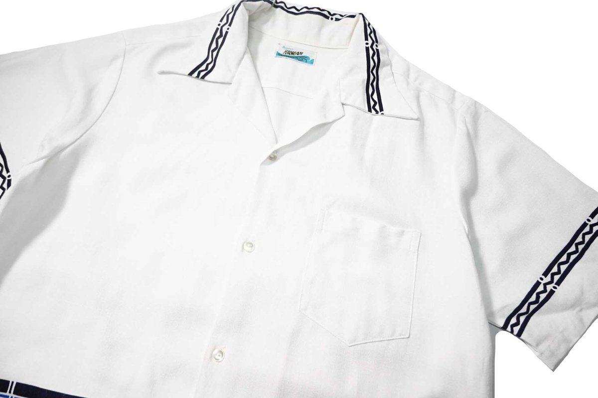 画像2: 60-70s Used Penneys HAWAII Open Collar Shirt (2)
