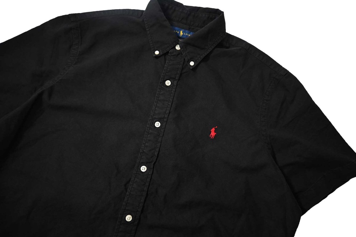 画像2: Used Ralph Lauren Short Sleeve B/D Shirt "Classic Fit" (2)