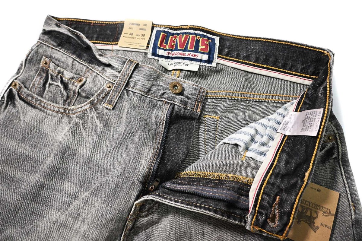 画像5: 00s Deadstock Levi's 527 Denim Pants Low Boot Cut #0066 リーバイス (5)