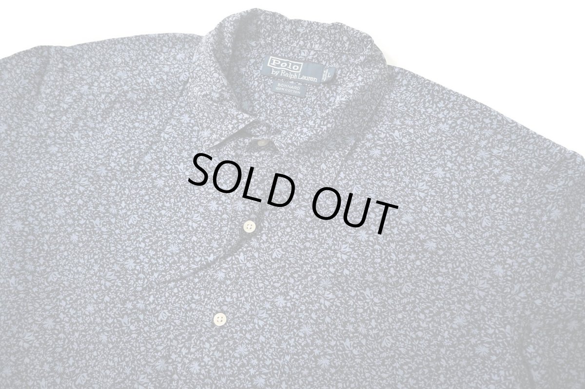 画像2: 90-00s Used Polo Ralph Lauren Open Collar Shirt "Bonnard" (2)