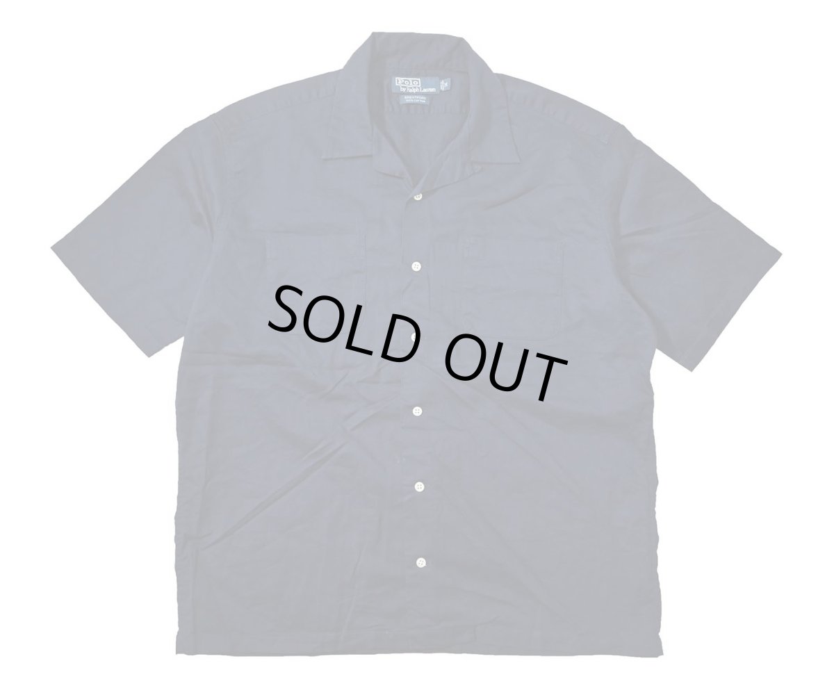 画像1: 90-00s Used Polo Ralph Lauren Open Collar Shirt "Brentford" (1)