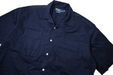 画像2: 90-00s Used Polo Ralph Lauren Open Collar Shirt "Brentford" (2)