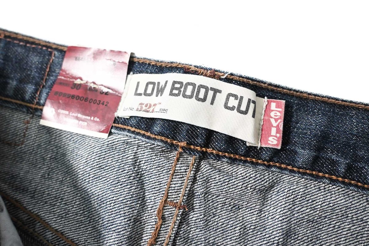 画像6: 00s Deadstock Levi's 527 Denim Pants Low Boot Cut #4258 リーバイス (6)