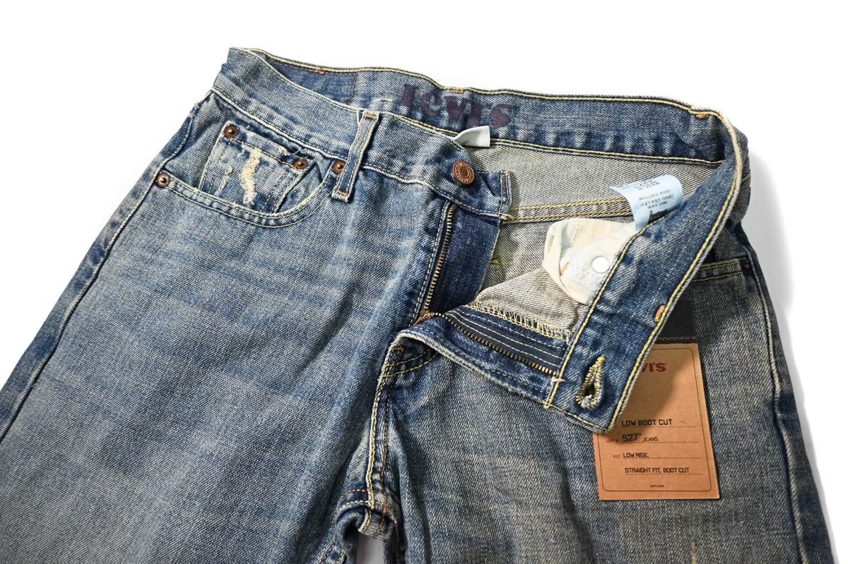 画像6: 00s Deadstock Levi's 527 Denim Pants Low Boot Cut #4490 リーバイス (6)
