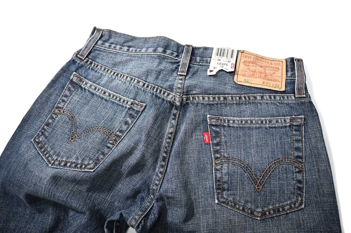 画像4: 00s Deadstock Levi's 527 Denim Pants Low Boot Cut #4258 リーバイス (4)