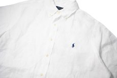 画像2: Used Ralph Lauren Short Sleeve Linen B/D Shirt "Classic Fit" (2)