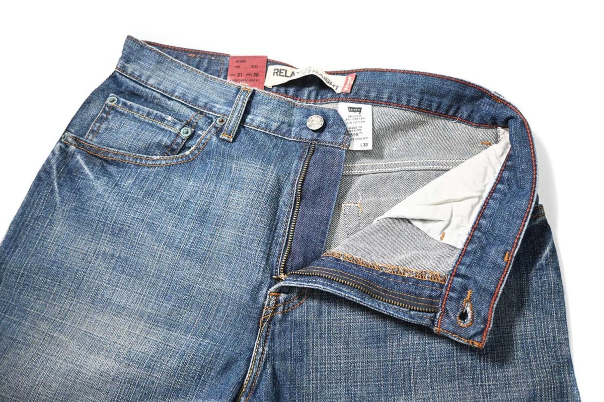 画像6: 00s Deadstock Levi's 559 Denim Pants Relaxed Straight #8190 リーバイス (6)