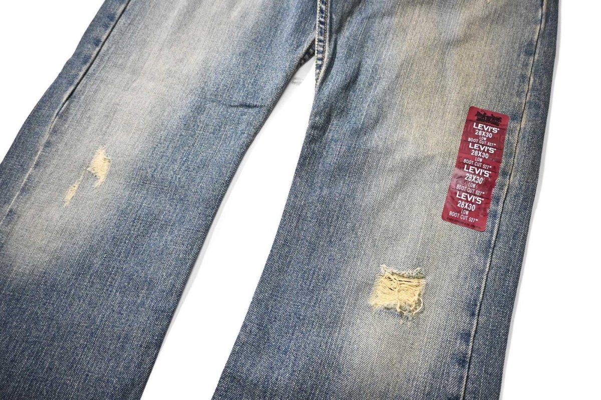 画像4: 00s Deadstock Levi's 527 Denim Pants Low Boot Cut #4490 リーバイス (4)
