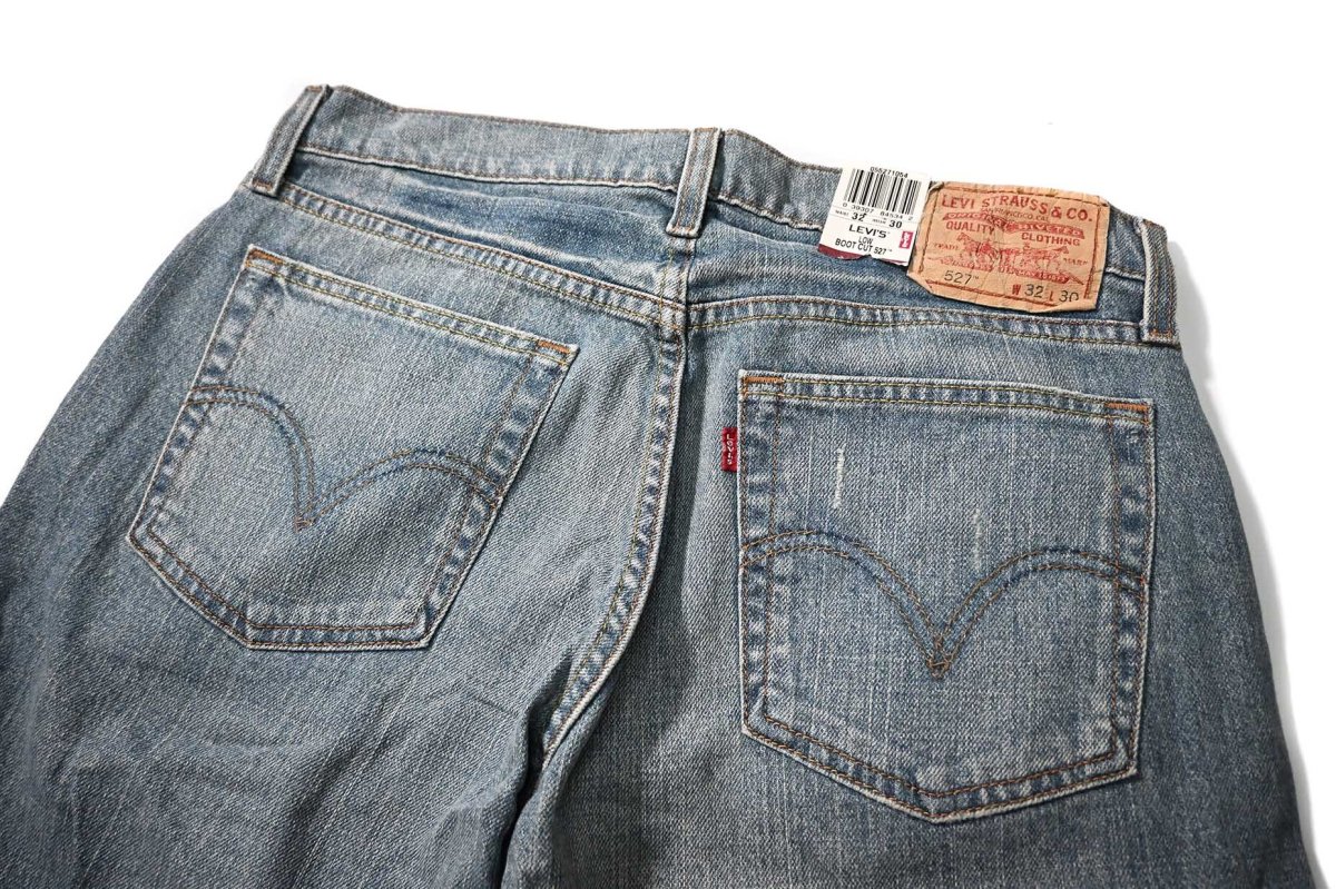 画像4: 00s Deadstock Levi's 527 Denim Pants Low Boot Cut #1054 リーバイス (4)