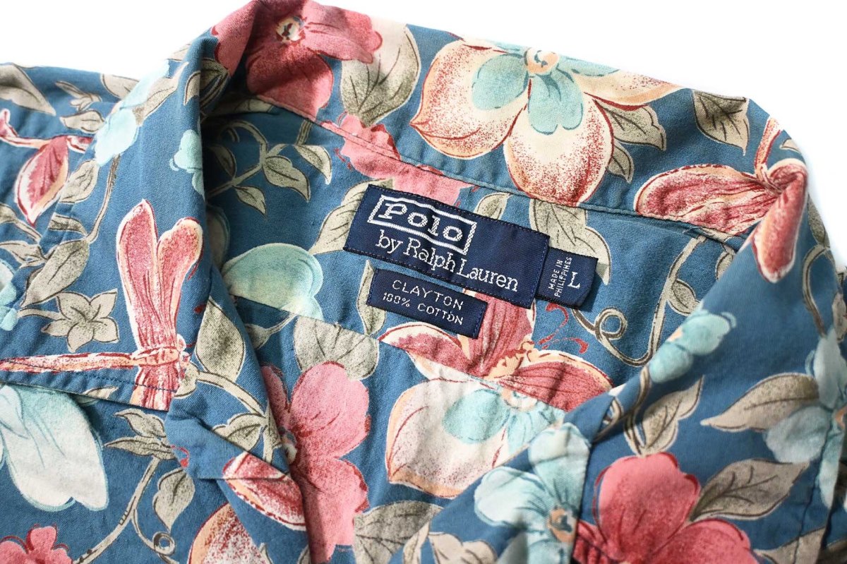 画像4: 90-00s Used Polo Ralph Lauren Open Collar Shirt "Clayton" (4)