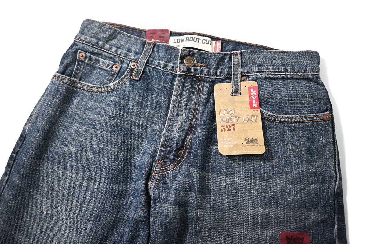画像2: 00s Deadstock Levi's 527 Denim Pants Low Boot Cut #4258 リーバイス (2)