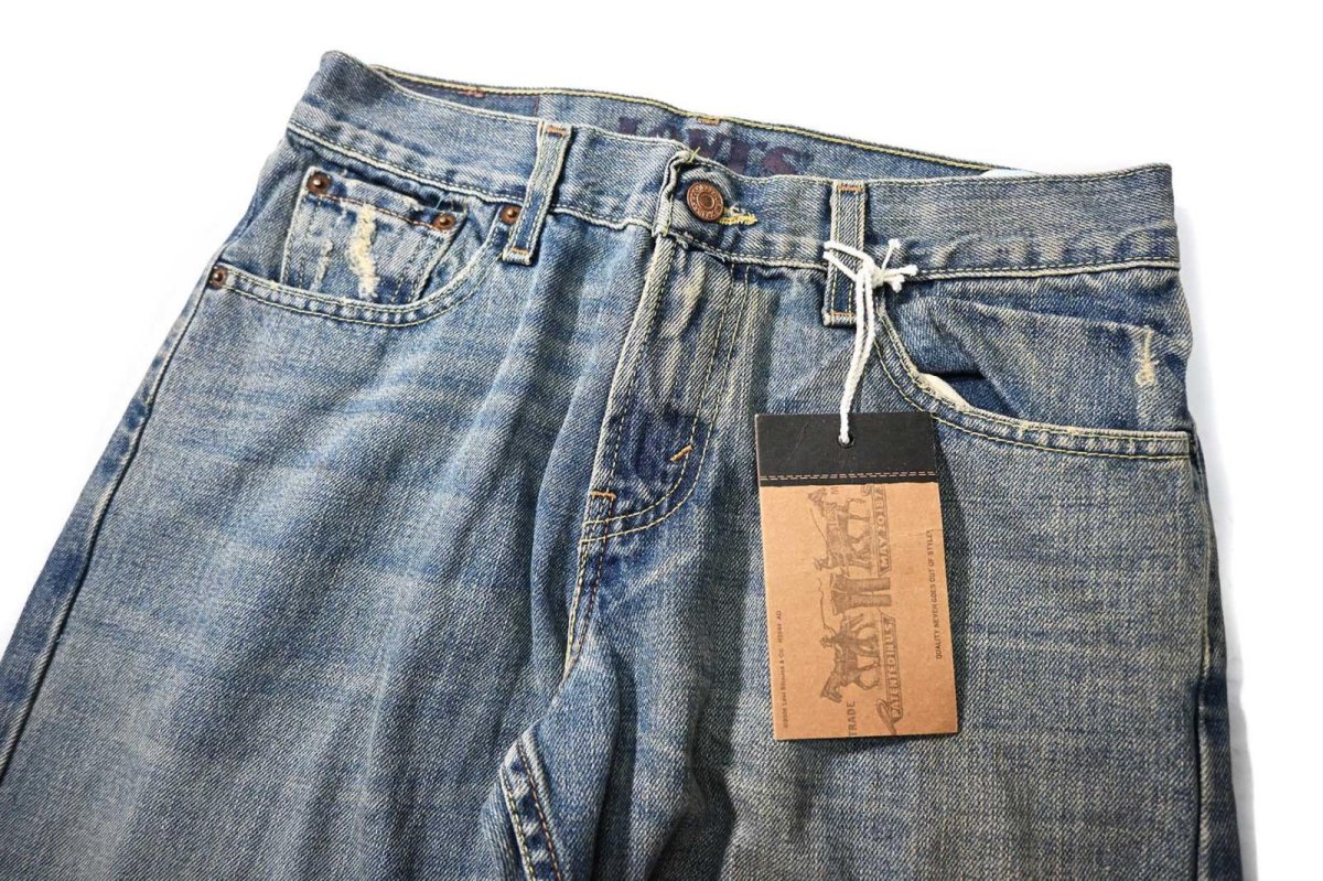 画像2: 00s Deadstock Levi's 527 Denim Pants Low Boot Cut #4490 リーバイス (2)