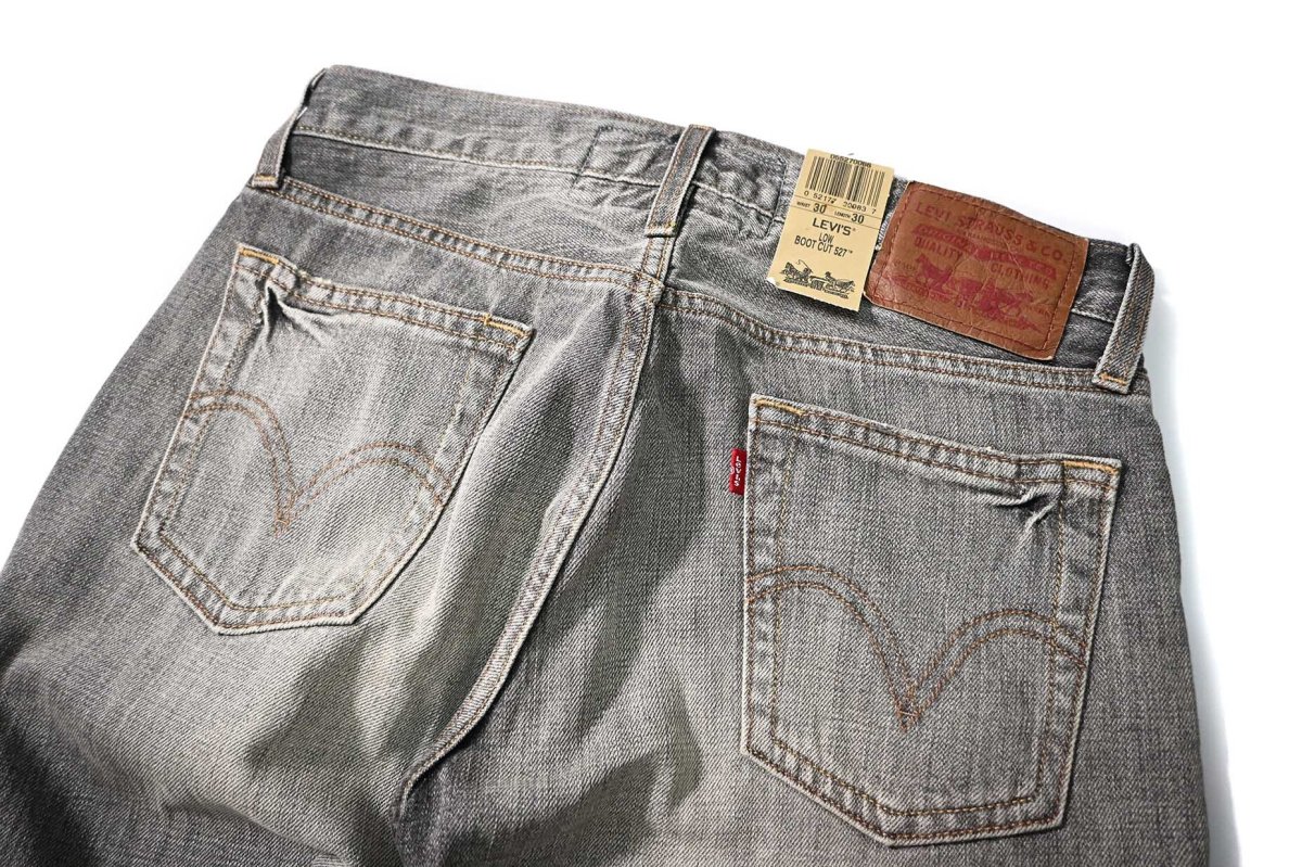 画像4: 00s Deadstock Levi's 527 Denim Pants Low Boot Cut #0066 リーバイス (4)