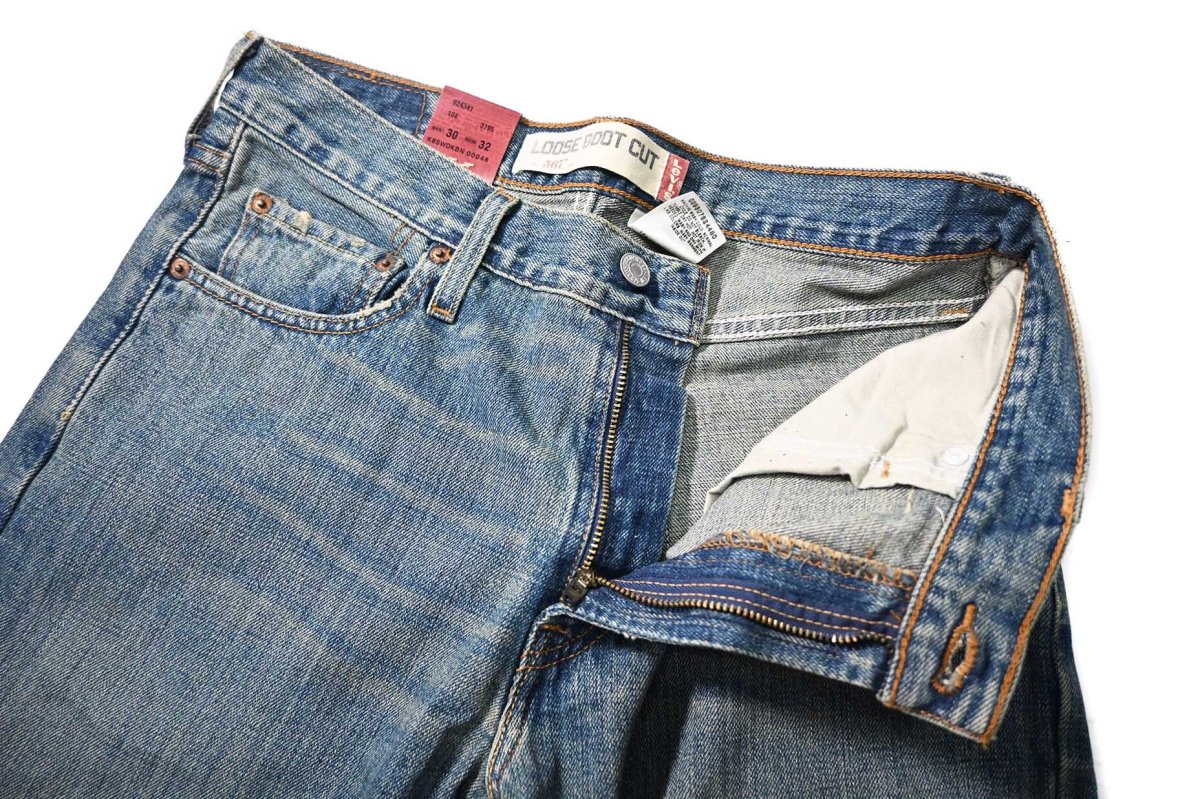 画像6: 00s Deadstock Levi's 567 Denim Pants Loose Boot Cut #0601 リーバイス (6)