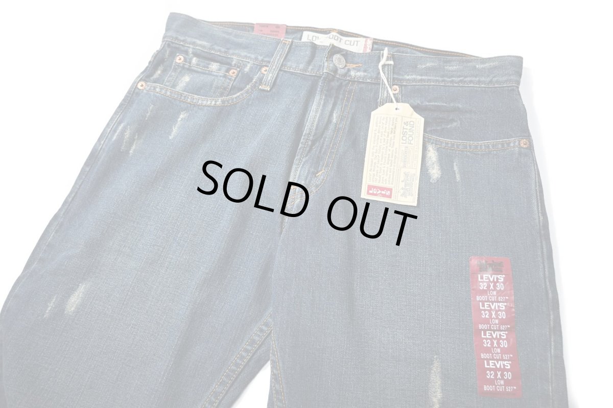 画像2: 00s Deadstock Levi's 527 Denim Pants Low Boot Cut #7201 リーバイス (2)