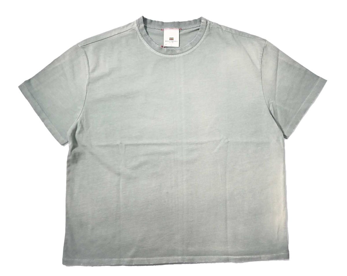 画像1: MOOJI MOOJI US Single Stitched T-Shirt Aged Sage Green (1)