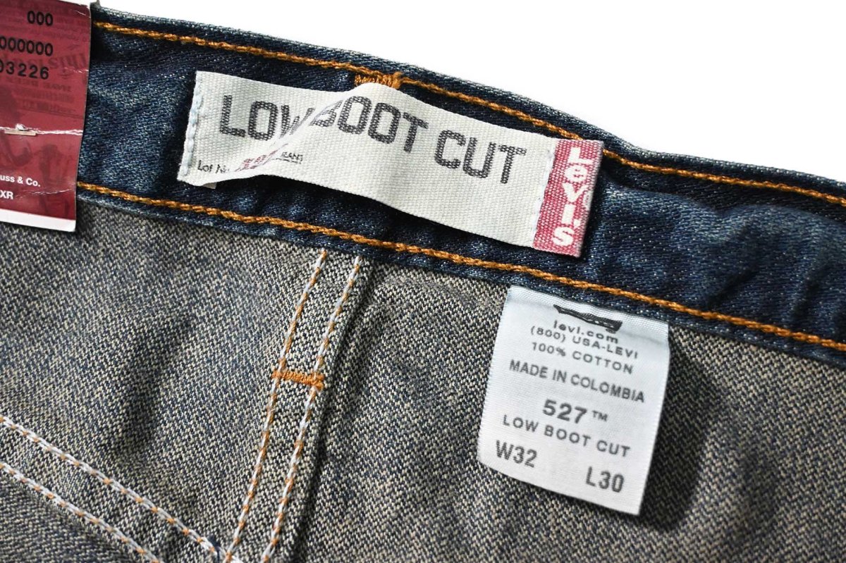 画像6: 00s Deadstock Levi's 527 Denim Pants Low Boot Cut #7201 リーバイス (6)