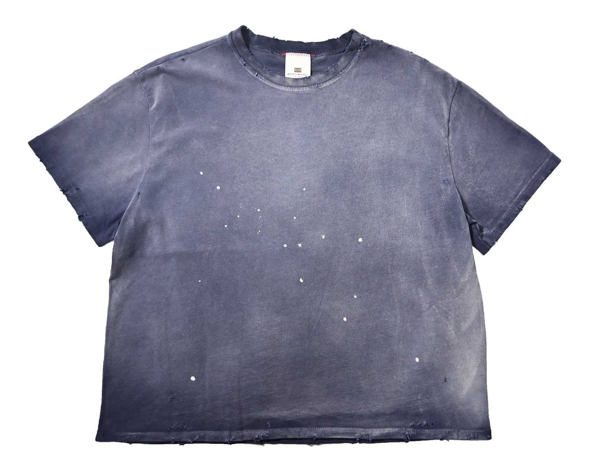 画像1: MOOJI MOOJI US Single Stitched T-Shirt Aged Indigo (1)