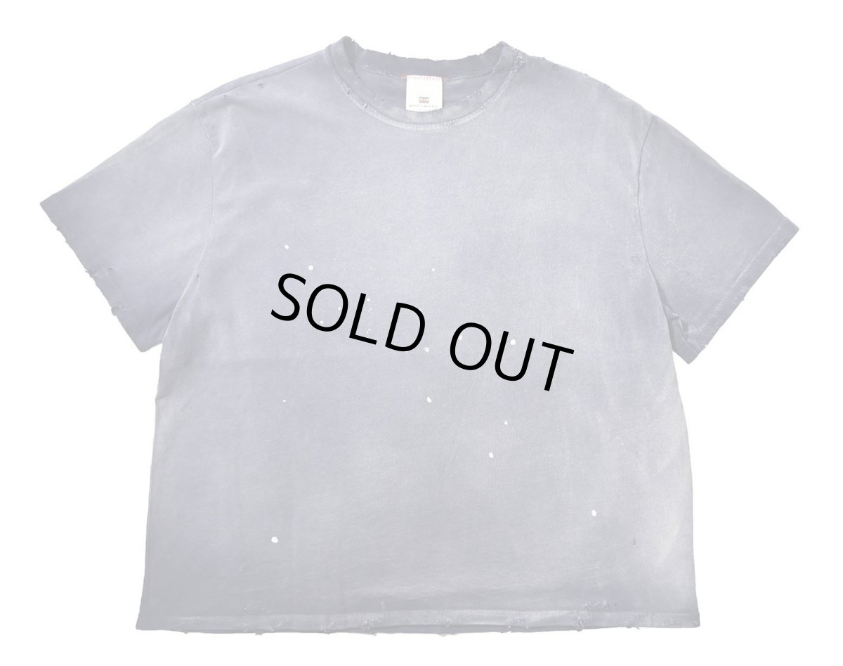 画像1: MOOJI MOOJI US Single Stitched T-Shirt Aged Indigo (1)